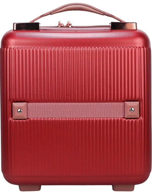 Luxe Travel Vanity Case - Back View with Luggage Strap