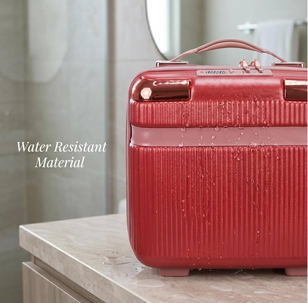 Luxury Cosmetic Vanity Case with 3-Digit Combination Lock