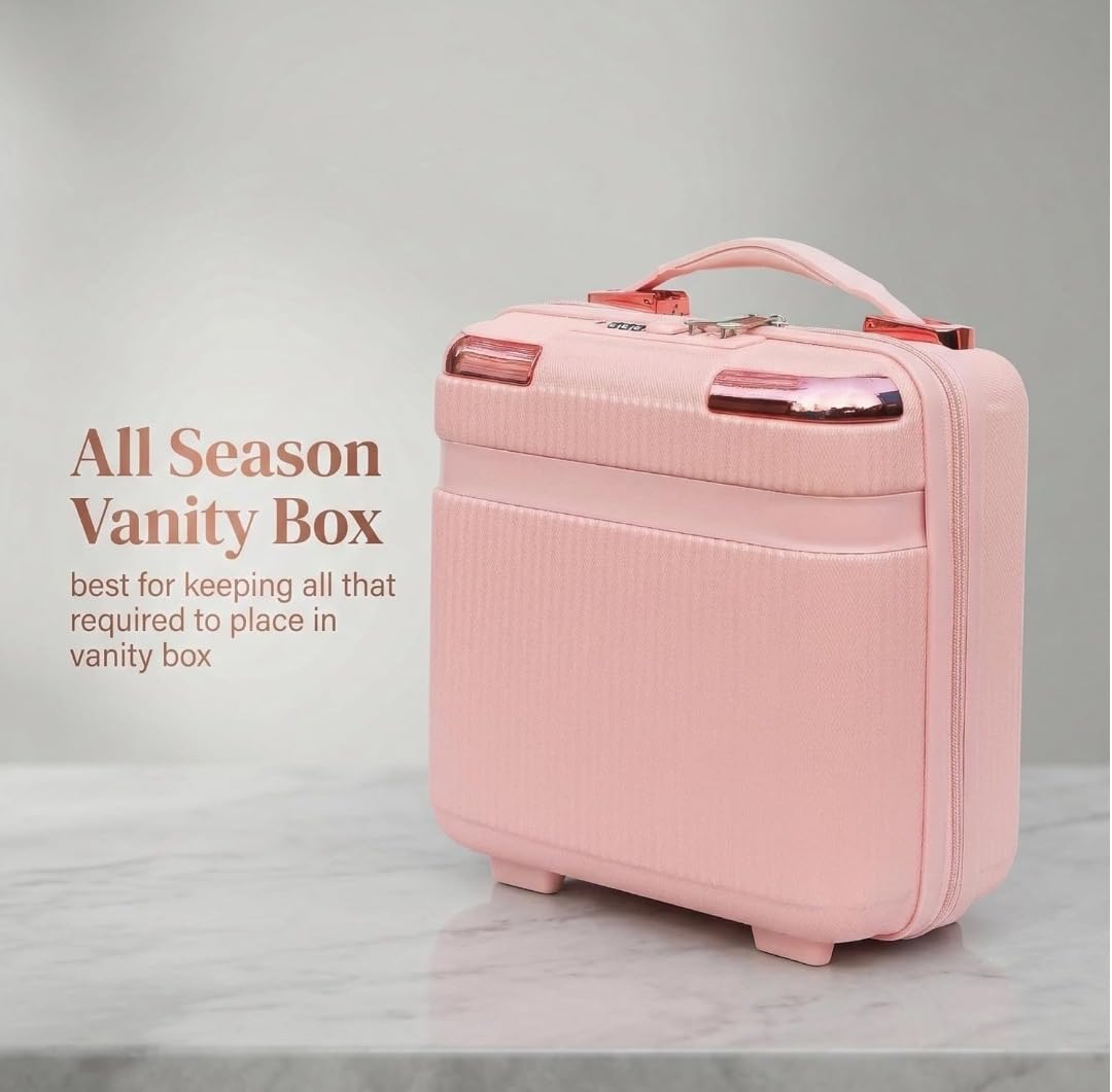Luxury Cosmetic Vanity Case with 3-Digit Combination Lock