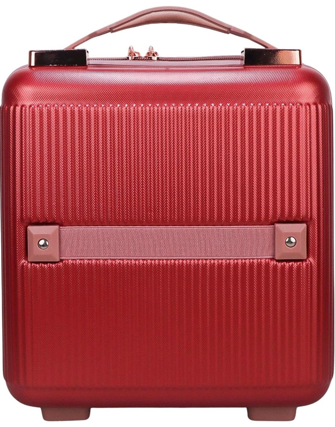 Luxe Hard-Shell Travel Vanity Case – Rose Gold Edition - BlushBox Co