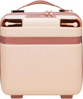 Luxury Cosmetic Vanity Case with 3-Digit Combination Lock, Cream - BlushBox Co
