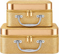 Set of 2 MDF VAINTY Box with Mirror and Handle - BlushBox Co